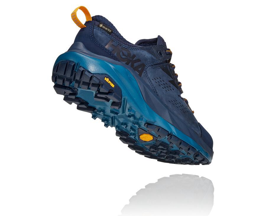 Tenis Trail Hoka One One Feminino Azul Marinho - Kaha Baixo Gore-Tex - 019-AZLKFX